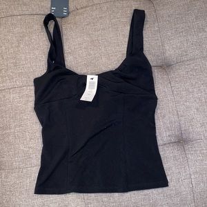 Aritzia Wilfred Black Libra Tank Top NWT